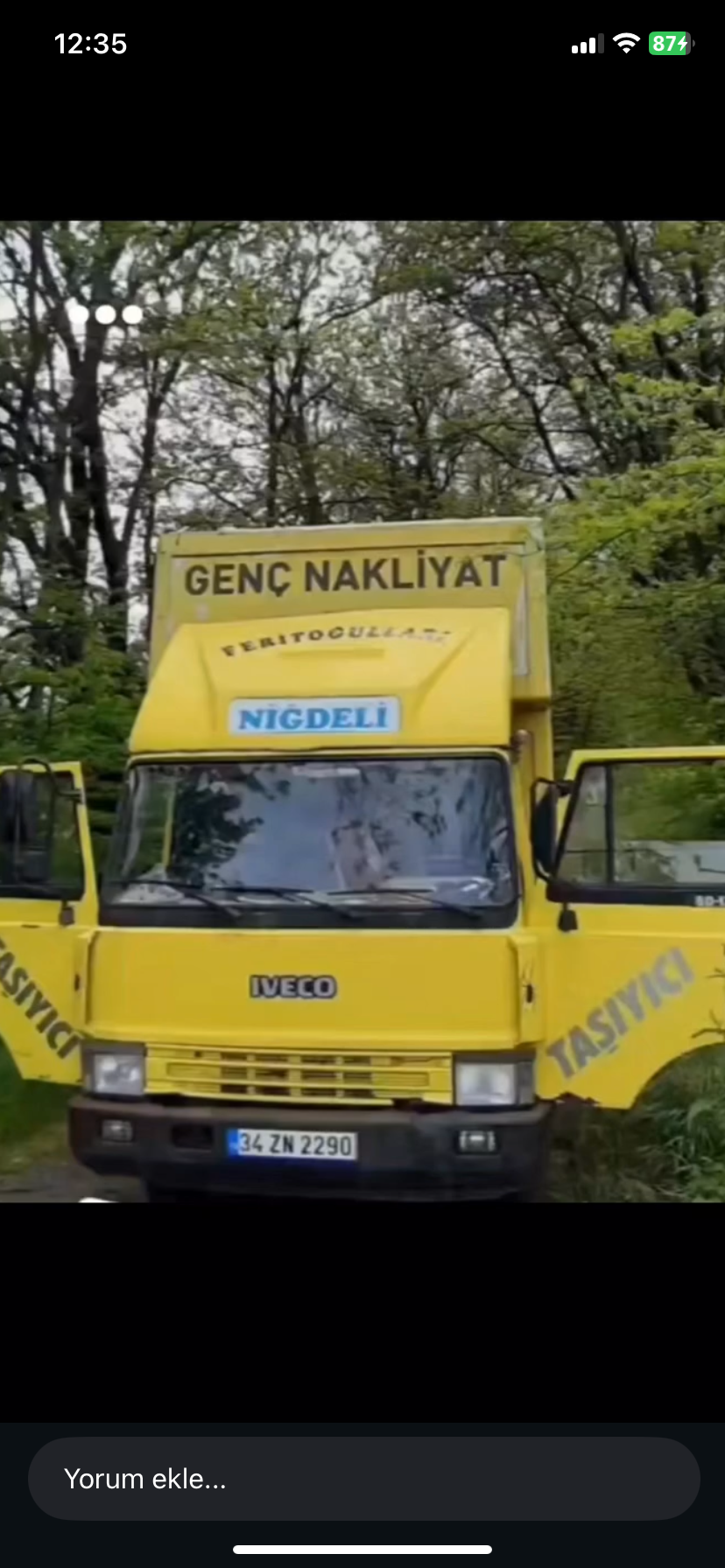 Genç Nakliyat taşıma çalışması